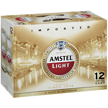 Amstel Light Suitcase Cans