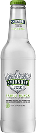 Smirnoff Ice Triple Black Bottle