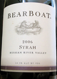 Bearboat Syrah