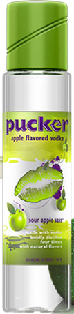 Pucker Sour Apple Sass Vodka