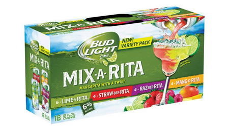 Bud Light Lime Mix-a-rita Variety Pack 18 PK Cans