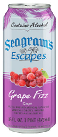 Seagram's Escapes Grape Fizz 4 PK Cans