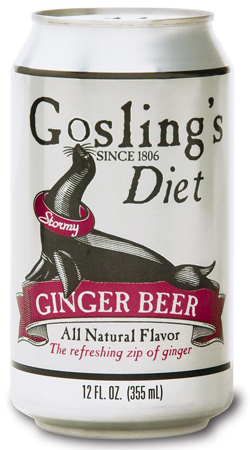 Gosling's Diet Ginger Beer 6 PK Cans
