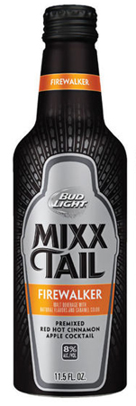 Bud Light Mixx Tail Firewalker Aluminum Bottles