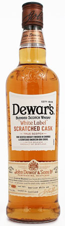 Dewar's White Label Scratched Cask