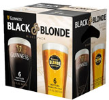 Guinness Black & Blonde American Lager 12 PK Bottles