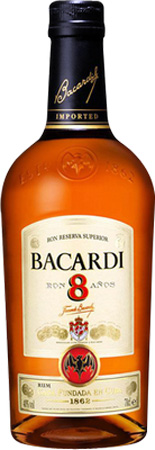 Bacardi 8 Years Rum
