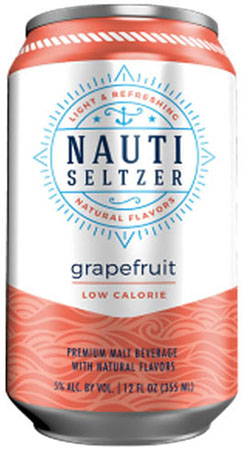 Nauti Seltzer Grapfruit 6 PK Cans