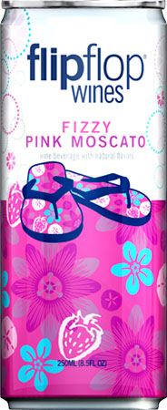 Flip Flop Fizzy Pink Moscato 4 PK Cans