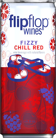 Flip Flop Fizzy Chill Red 4 PK Cans