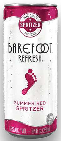 Barefoot Spritzer Summer Red 4 PK Cans