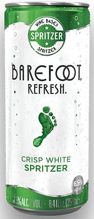 Barefoot Spritzer Crisp White 4 PK Cans
