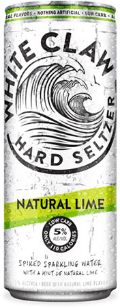 White Claw Hard Seltzer Lime 6 PK Cans