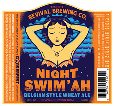 Revival Night Swim' Ah Wheat Ale 4 PK Cans