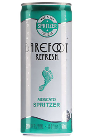 Barefoot Spritzer Moscato 4 PK Cans