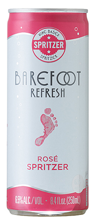Barefoot Spritzer Rose 4 PK Cans