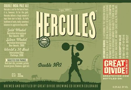 Great Divide Hercules Double IPA 6 PK Cans