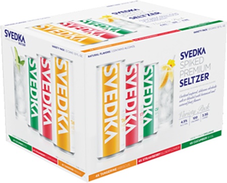 Svedka Seltzer Variety 12 PK Cans