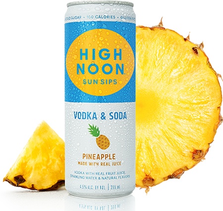 High Noon Pineapple 4 PK Cans
