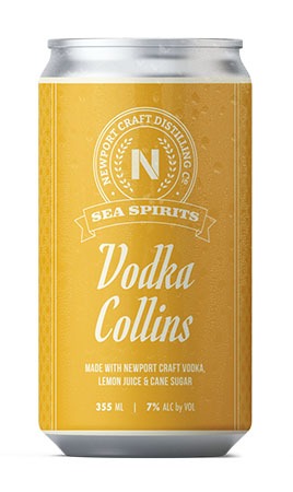 Newport Craft Vodka Collins 4 PK Cans