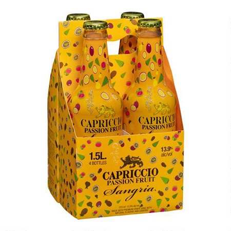 Capriccio Passion Fruit Sangria 4 PK