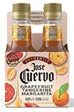 Jose Cuervo Margarita Grapefruit Tangerine 4 PK Bottles