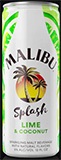 Malibu Splash Lime Coconut 4 PK Cans