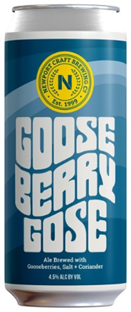 Newport Craft Goose Berry Gose Ale 4 PK Cans