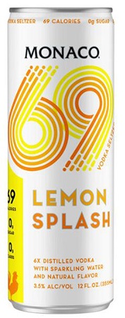 Monaco Lemon Splash 4 PK Cans