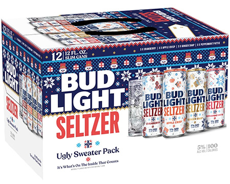 Bud Light Seltzer Ugly Sweater 12 Pack