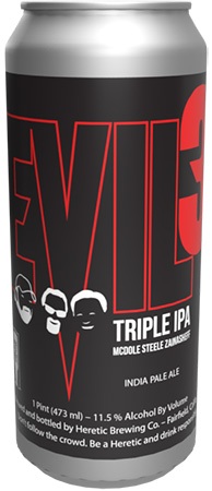 Heretic Evil 3 Triple IPA 4 PK Cans