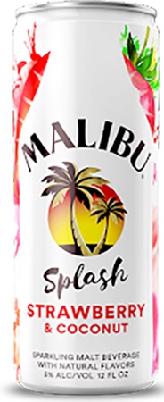Malibu Splash Strawberry Coconut 4 PK Cans